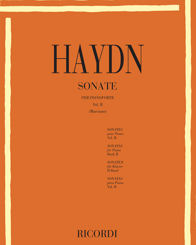 Sonata for Piano, Vol. 2 — Joseph Haydn