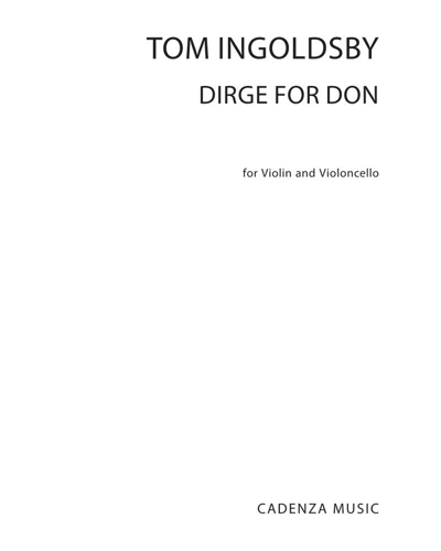 Dirge for Don — Tom Ingoldsby