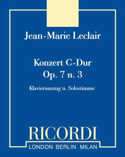 Concerto in C major, op. 7 no. 3 — Jean-Marie Leclair
