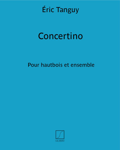 Concertino - Pour hautbois et ensemble — Éric Tanguy