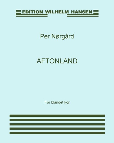 Aftonland, op. 10 — 佩尔·诺高