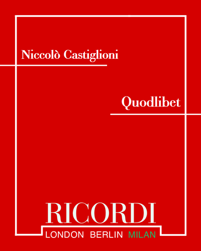 Quodlibet — Niccolò Castiglioni