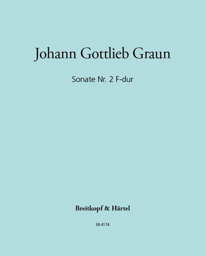 Sonata No. 2 in F major — Johann Gottlieb Graun