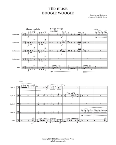 Für Elise Boogie Woogie, WoO 59 — 贝多芬
