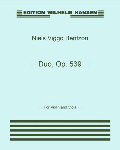 Duo, op. 539 — Niels Viggo Bentzon