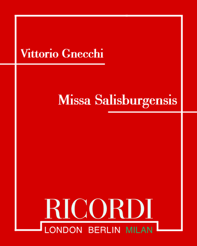 Missa Salisburgensis — Vittorio Gnecchi