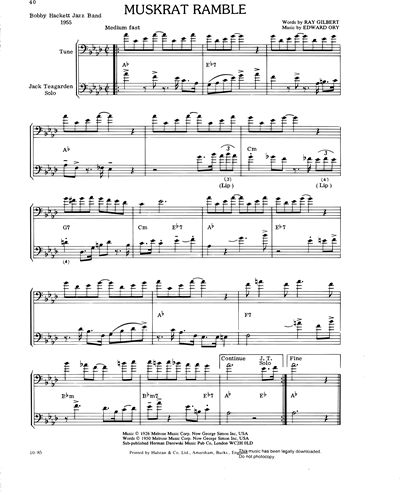 Muskrat Ramble — Edward Ory
