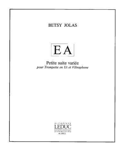 EA (Petite Suite Variée) — Betsy Jolas