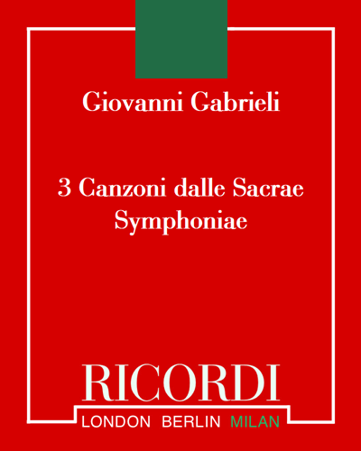 Sacrae Symphoniae — 乔万尼·加布里埃利