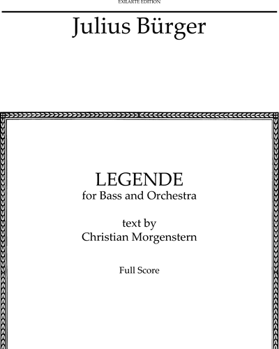Legende — Julius Bürger