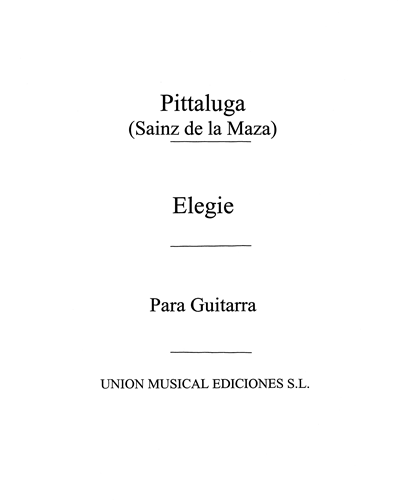 Elegía — Gustavo Pittaluga