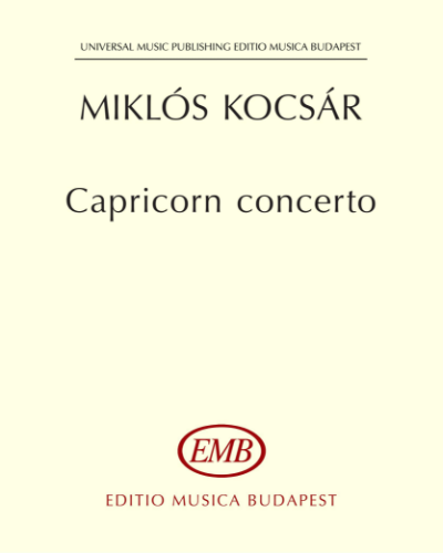 Capricorn concerto — Miklós Kocsár