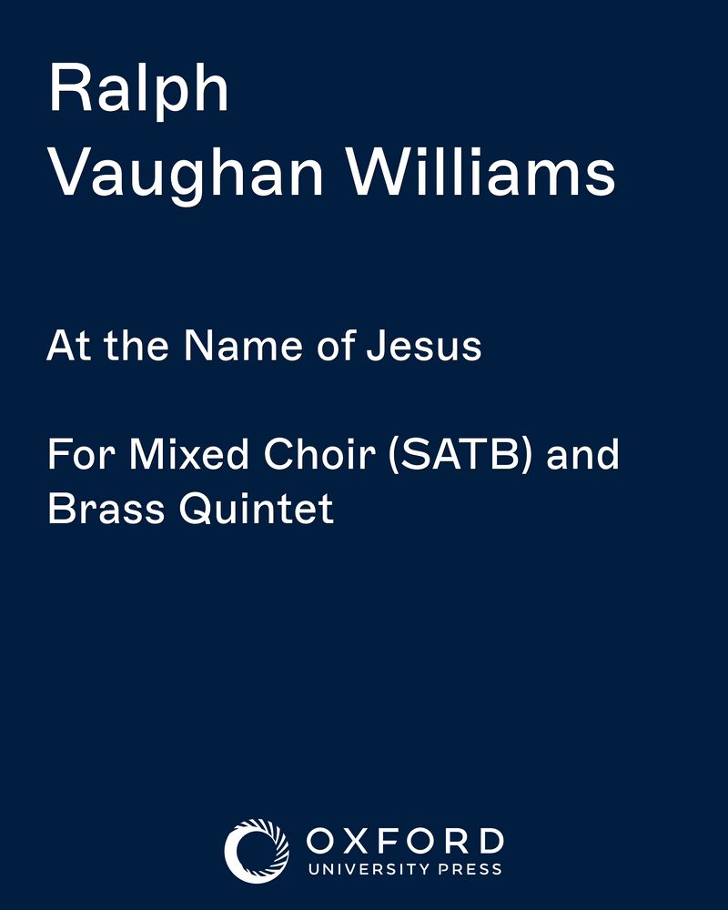 At the Name of Jesus — Ralph Vaughan Williams