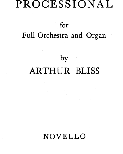 Processional — Arthur Bliss