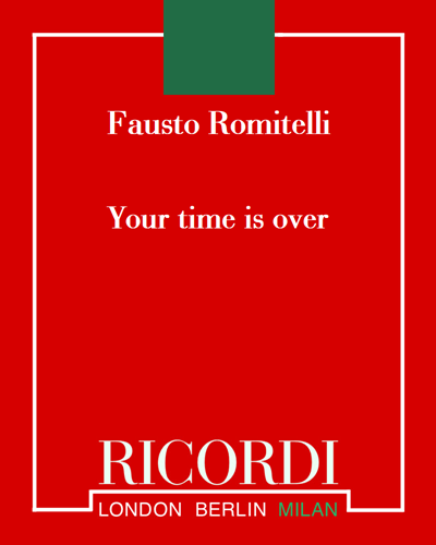 Your time is over — Fausto Romitelli