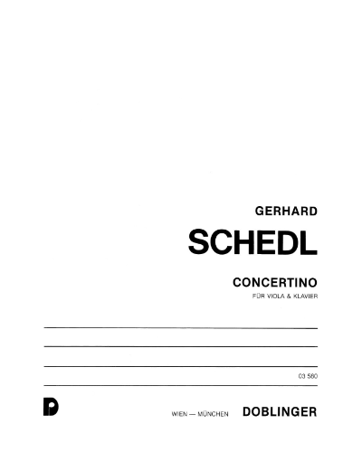 Concertino — Gerhard Schedl