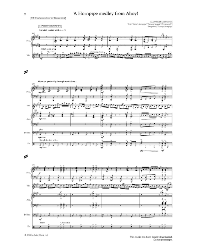 Hornpipe Medley (from 'Ahoy!') — Alexander L’Estrange