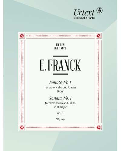 Sonata No. 1 in D major, op. 6 — Eduard Franck