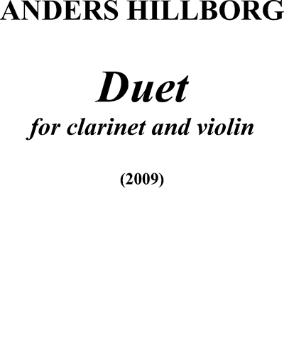 Duet — Anders Hillborg