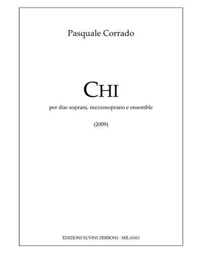 Chi — Pasquale Corrado