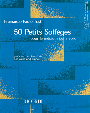 50 Petits solfèges pour le médium de la voix — 托斯蒂