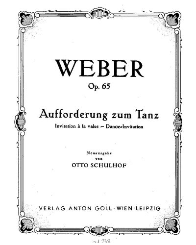 Invitation to the Dance, op. 65 — Carl Maria von Weber