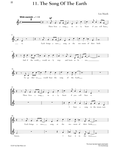 Song of the Earth — Lin Marsh