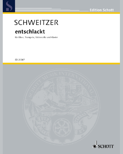 entschlackt (Piece in Two Parts) — Benjamin Schweitzer