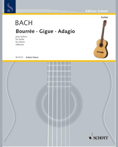 Bouree A Major / Gigue A Minor / Adagio A Minor — 巴赫