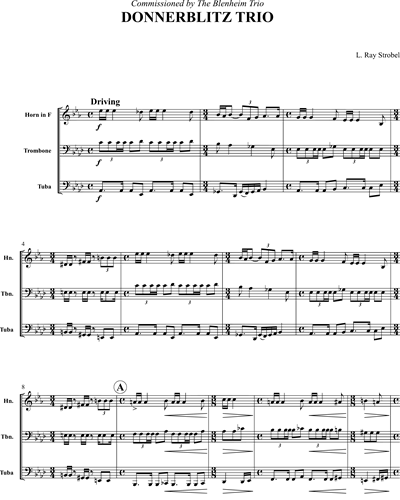 Donnerblitz Trio — Ray L. Strobel