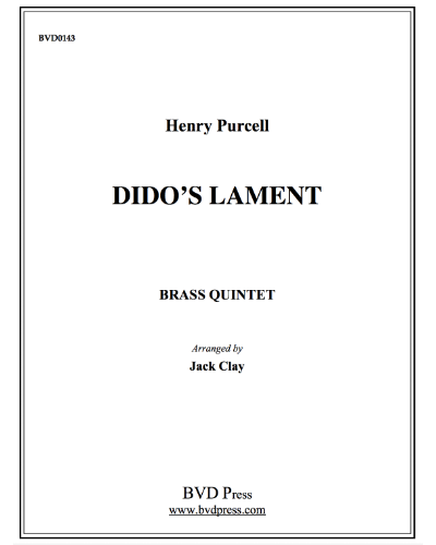 Dido's Lament — Henry Purcell