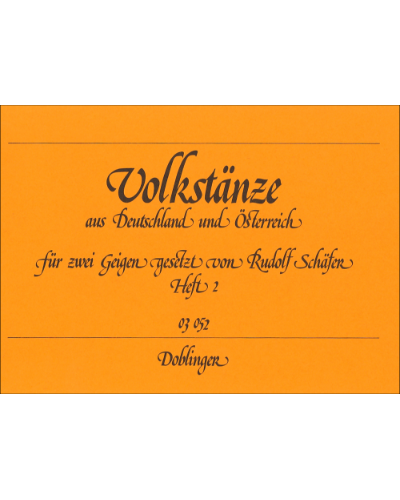 Folk dances from Germany and Austria, Book 2 — Rudolf Schäfer