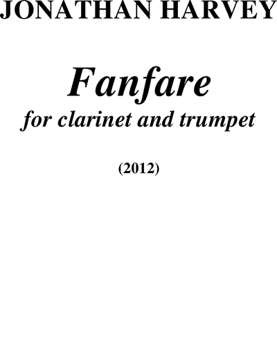 Fanfare — 乔纳森·哈维