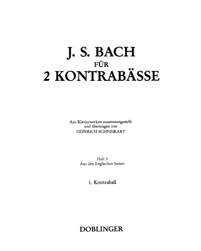 Übungsmusik, Book 3 — Johann Sebastian Bach