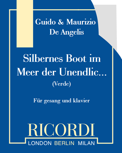 Silbernes Boot im Meer der Unendlichkeit (Verde) — Guido & Maurizio de Angelis
