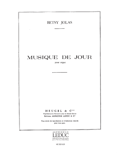 Musique de Jour — Betsy Jolas