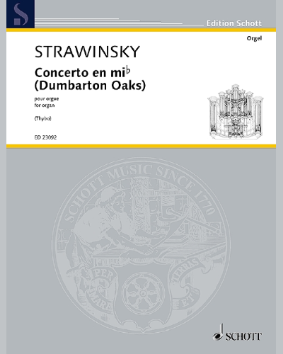 Concerto in Eb (Dumbarton Oaks) — 斯特拉文斯基