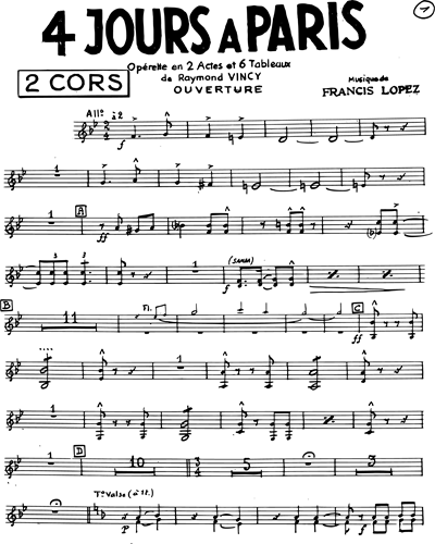 Quatre Jours à Paris — Francis López