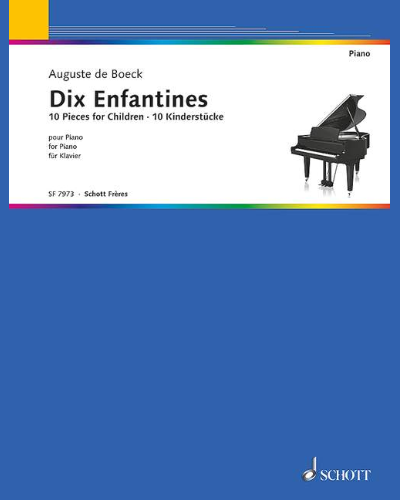 10 Pieces for Children — Auguste de Boeck