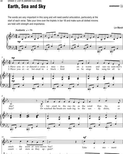 Earth Sea and Sky — Lin Marsh