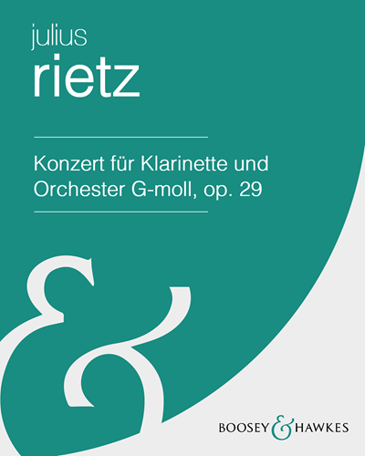 Concerto for Clarinet and Orchestra in G minor, op. 29 — Julius Rietz