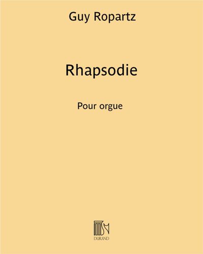 Rhapsodie (on Two Popular Christmas Carols from Upper Brittany) — 罗帕茨
