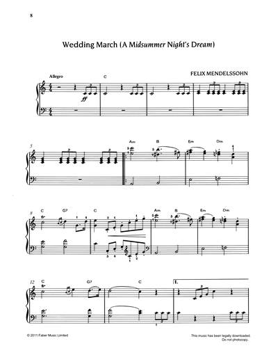 Wedding March (from 'A Midsummer Night's Dream') — 门德尔松
