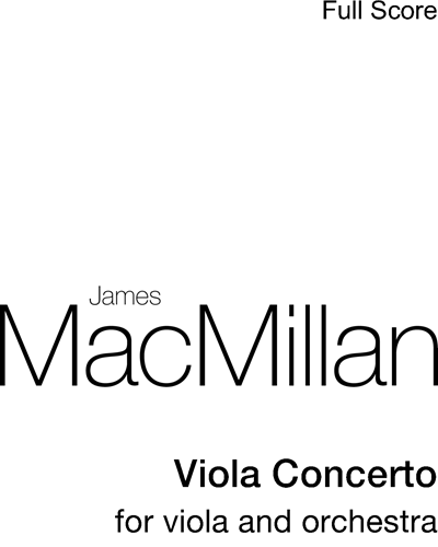 Viola Concerto — 詹姆斯·麦克米伦