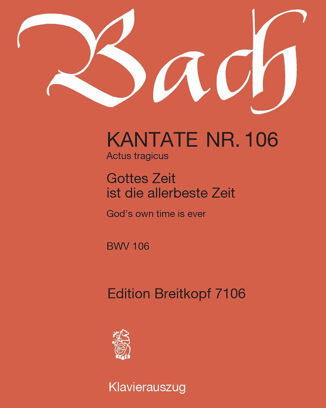 Cantata BWV 106: 'Gottes Zeit ist die allerbeste Zeit' — Johann Sebastian Bach