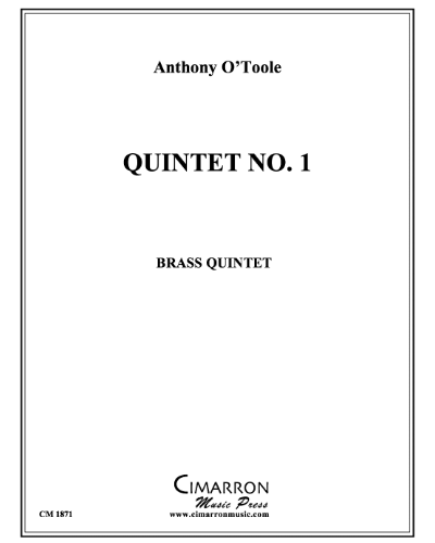 Quintet No. 1 — Anthony O'Toole