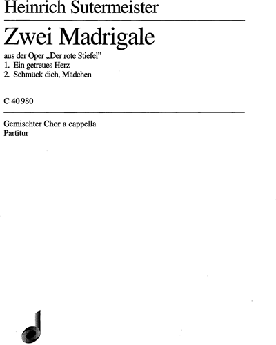 Zwei Madrigale — Heinrich Sutermeister