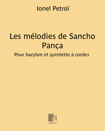 Les mélodies de Sancho Pança — Ionel Petroï