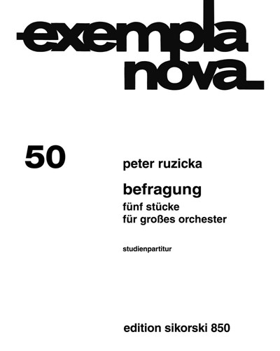 Interrogation — Peter Ruzicka