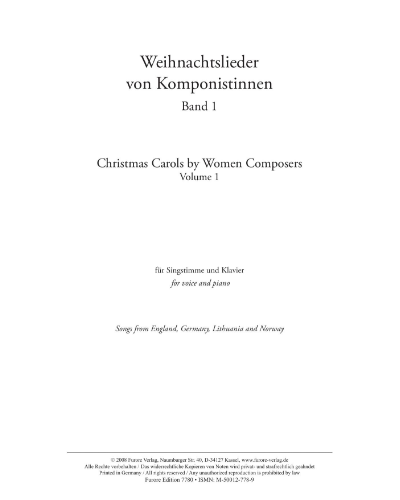 Christmas Carols by Women Composers, Vol. 1 — Andrea Csollány